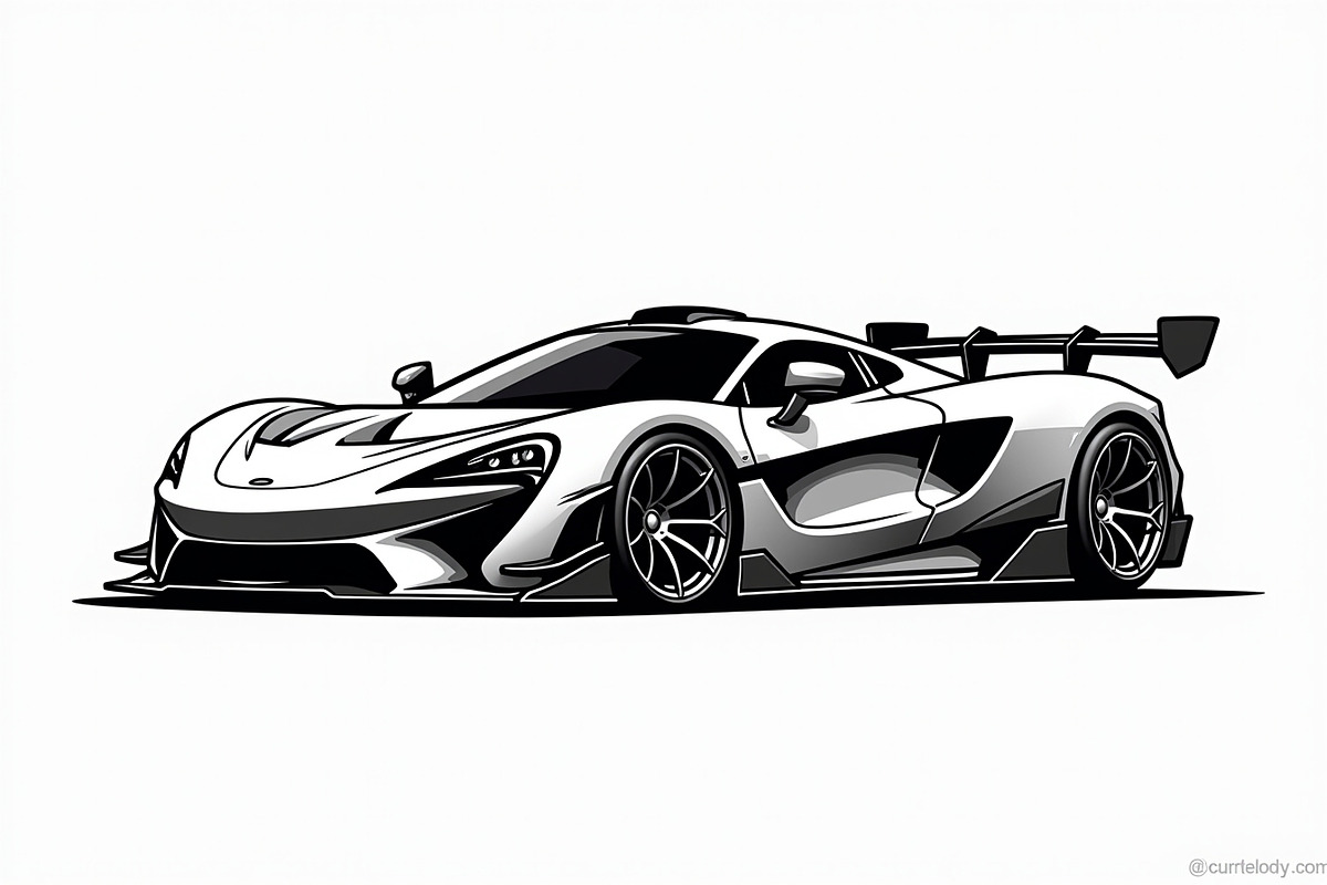 High Speed Sports Car Bundle, an Illustration by Designer_Momina (Photo 3 of 7)