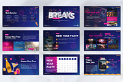 Celebrate - New Year 2023 Powerpoint, a Presentation Template by Dhabee (Thumbnail 4 of 8)