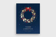 Christmas Wreath Flyer Template, a Flyer Template by BrandPacks (Thumbnail 3 of 5)