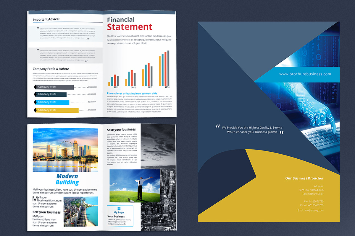 Brochure, a Brochure Template by artico (Photo 4 of 4)