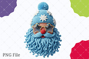 Crochet Christmas Faux Yarn Santa Pn, an Illustration by designcity5 (Thumbnail 2 of 8)