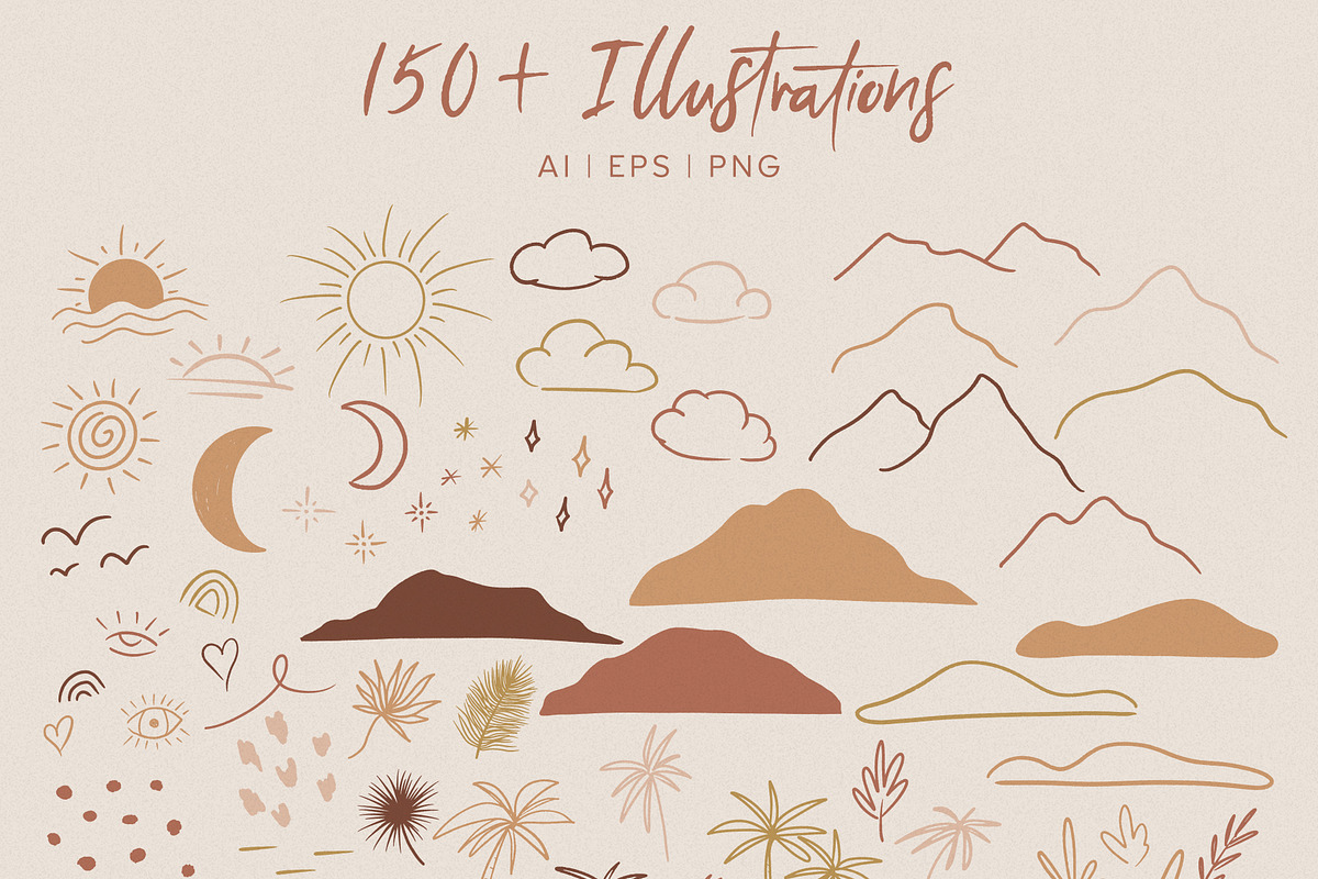 California Dreaming Graphic Bundle, a Texture Illustration by Megs Lang (Photo 9 of 9)