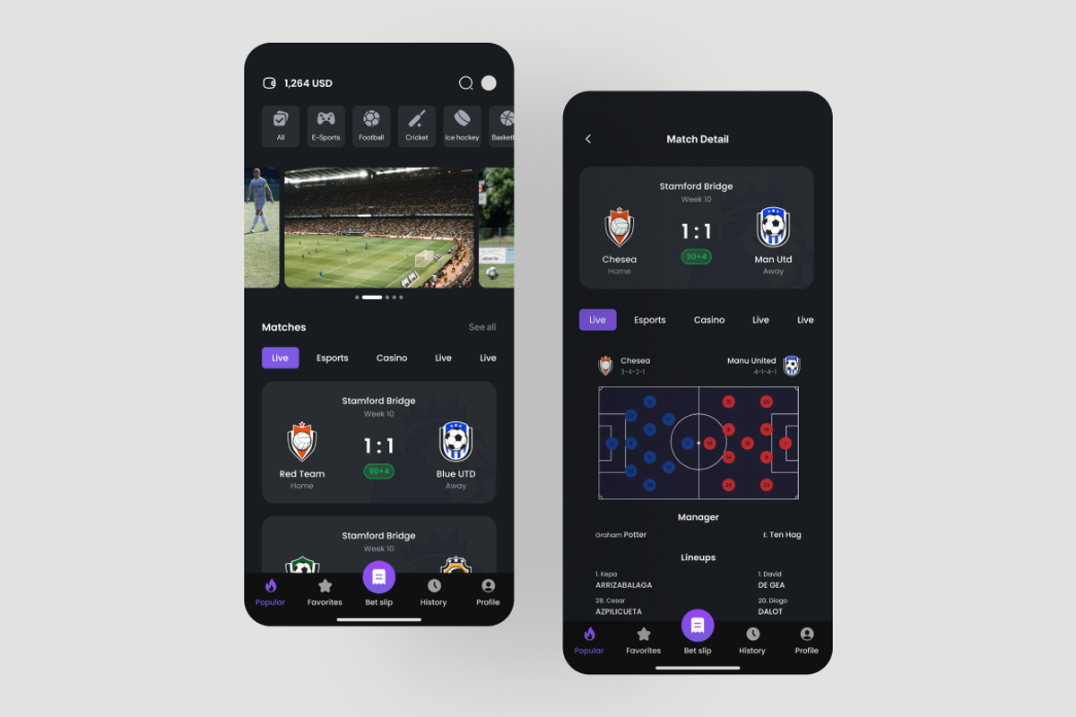 Soccer Score - Football Live UI Kit, an UI Kit Template by iDoodle Studio (Photo 4 of 4)