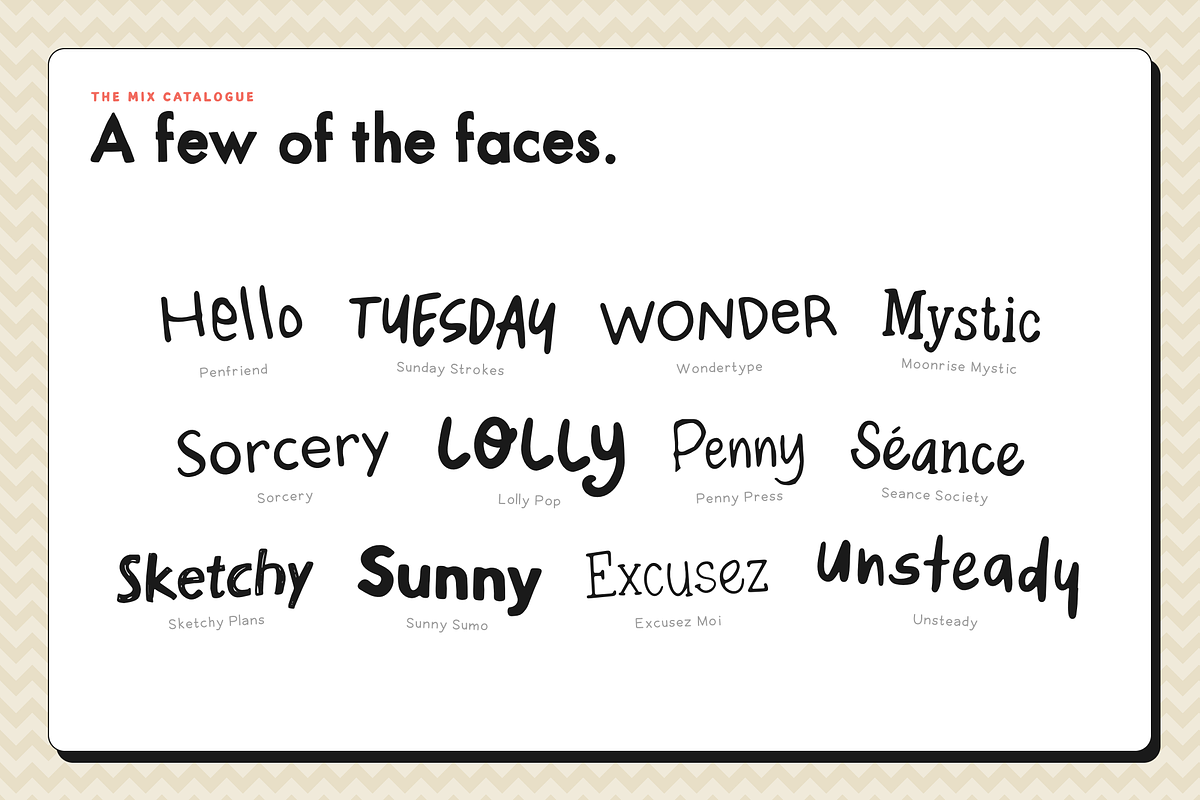 Mix Fonts 180+ Handwritten Set, a Handwritten Font by Mix Fonts (Photo 2 of 3)