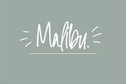 Malibu | A Handwritten Font, a Script Font by Jen Wagner Co (Thumbnail 8 of 8)