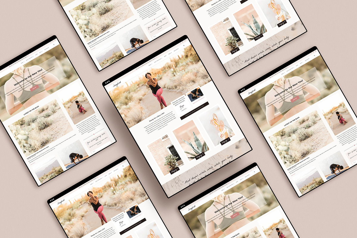 Wellness Coach WordPress Template, a WordPress Template by Digital Diva Design (Photo 9 of 9)