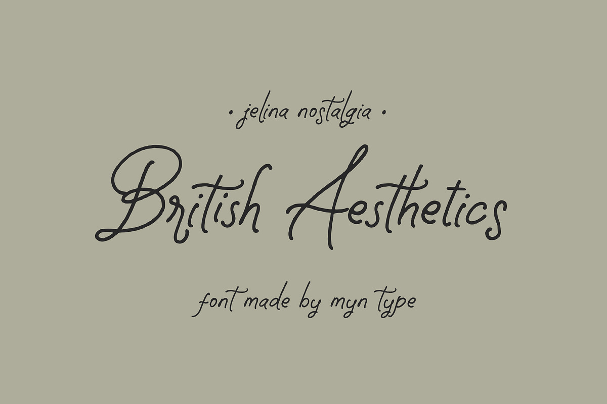 Jelina Nostalgia - Cozy Handwritten, a Handwritten Font by Myn Type (Photo 3 of 15)