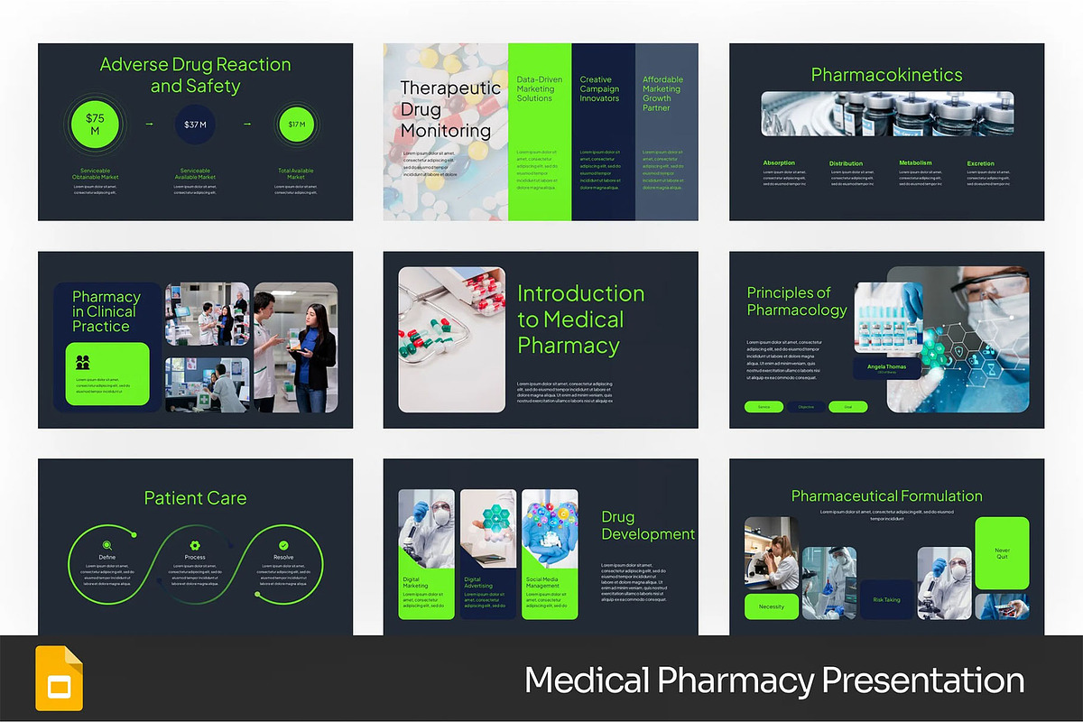 Medical Pharmacy GSildes, PPoint, a Presentation Template by Fit-tee (Photo 1 of 4)