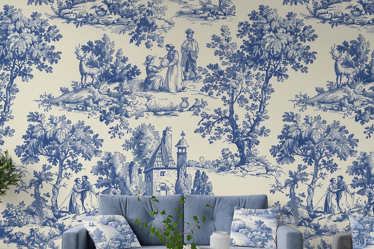 Toile de Jouy Print Design Patterns, a Pattern Graphic by Olya Creative (Photo 23 of 24)