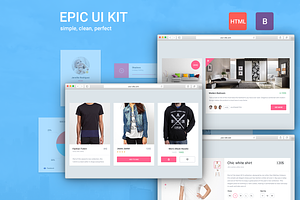 Epic UI Kit Bootstrap 3 Theme