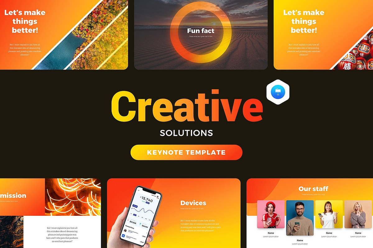 Corporate Creative Solutions, a Presentation Template by Presentation Templates (Photo 1 of 7)