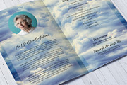 Heaven Sky Funeral Program Template, a Brochure Template by retrographix (Thumbnail 3 of 5)