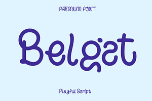 Belgat | Playful Script Font, a Script Font by Yuby Creative
