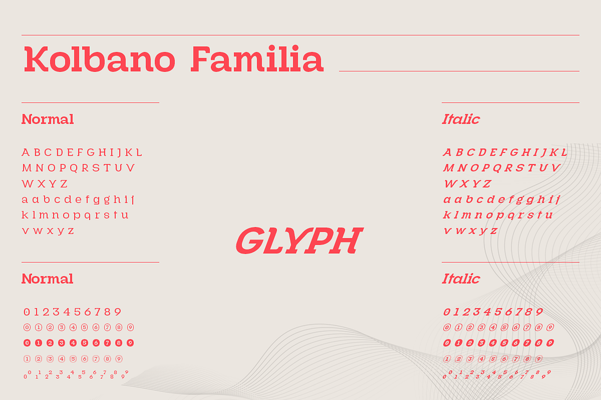 Kolbano - Antique Typefamily, a Slab Serif Font by Jehoo Creative (Photo 8 of 12)