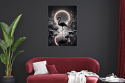 Black Flamingo Wall Art Bundle, a Graphic by Raven&RoseStudio (Thumbnail 9 of 9)