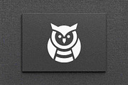 Owl Silhouette Vector Symbol, a Branding & Logo Template by Vectorium Studio (Thumbnail 4 of 4)