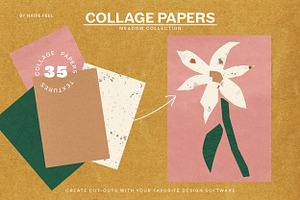 Collage Papers Textures