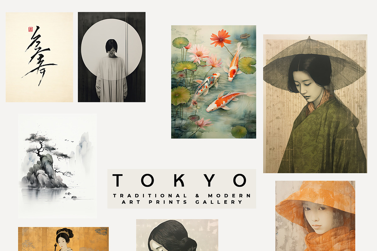 TOKYO 東京 PRINTS GALLERY, a Background Graphic by Lana Elanor (Photo 5 of 8)