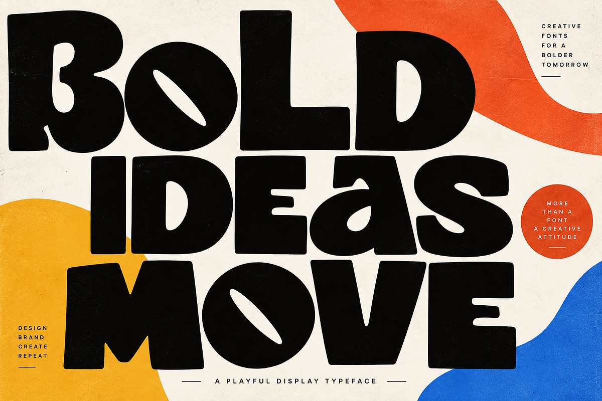 Boldora – Bold Playful Display Font, a Slab Serif Font by Wow Magic (Photo 3 of 5)