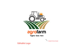 Agriculture Logo Design Template, a Branding & Logo Template by YUDesignStore