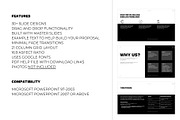 Striking B&W Proposal Template, a Presentation Template by PresentationDesignStudio (Thumbnail 2 of 6)