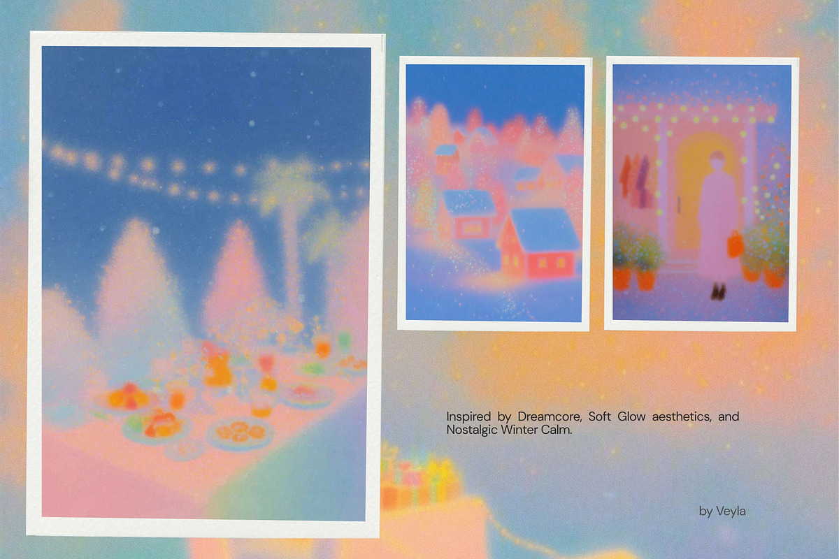 Snow Haze: 73 Christmas Backgrounds, a Background Graphic by Veyla (Photo 4 of 10)