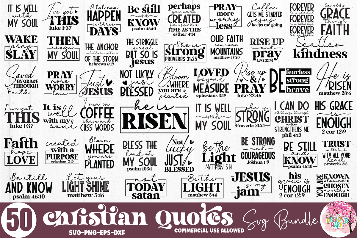 Christian SVG bundle, an Object Graphic by Design's Dark (Photo 1 of 30)