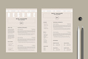 Minimal Resume Template CV, a Resume Template by Studio Temply (Thumbnail 6 of 6)