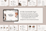 Client Welcome Packet Canva Template, a Marketing Template by Rise and Roar Design (Thumbnail 2 of 6)