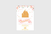 Princess Castle Birthday Invitation, an Invitation Template by mpcprintables (Thumbnail 2 of 3)