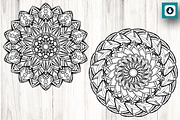 Round Hand drawn Mandalas Meditation, a Graphic by Vibrant Design Shop (Thumbnail 6 of 6)