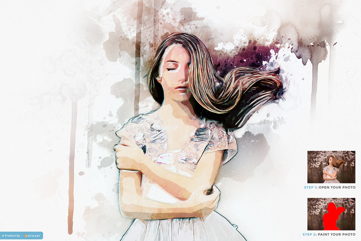 Aquarellexign Mixed Art, an Action Add-On by A R T M A R T (Photo 2 of 7)