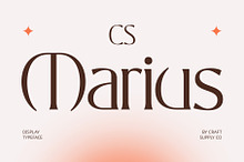 CS Marius – Classic Font