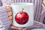 Watercolor Cranberry Clipart, an Illustration by Libby Wishes (Thumbnail 9 of 10)