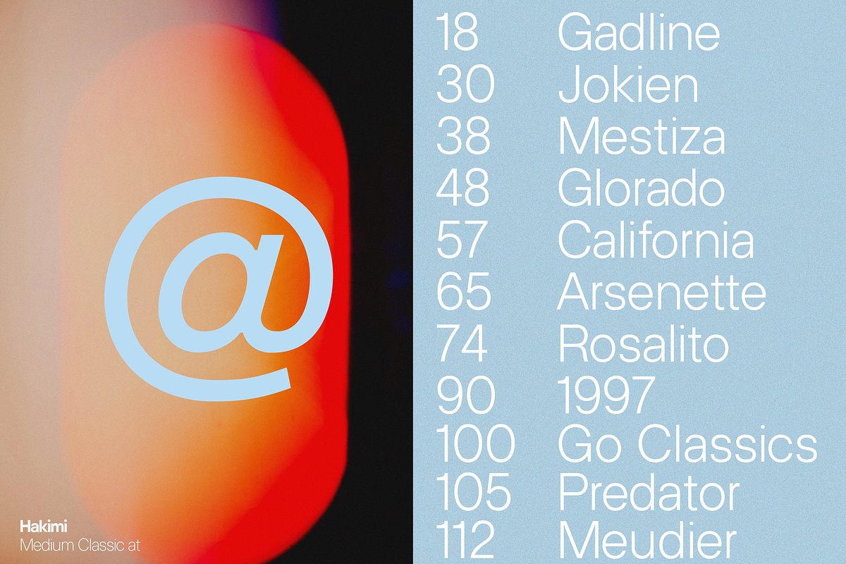 ZT Hakimi - 22 Fonts & Variable, a Sans Serif Font by zelow type (Photo 11 of 16)