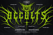 Kramash Typeface, a Blackletter Font by alit design (Thumbnail 8 of 20)