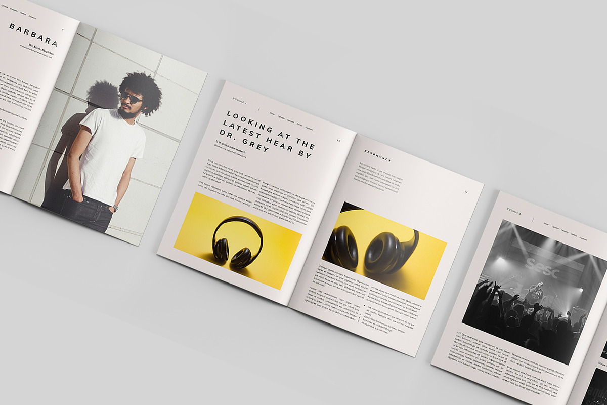 RESONANCE Magazine & Lookbook, a Magazine Template by Visuel Colonie® (Photo 2 of 6)