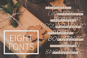 ChristmasTree Modern Sans Serif Font, a Sans Serif Font by Yiru Chen Studio (Thumbnail 2 of 15)