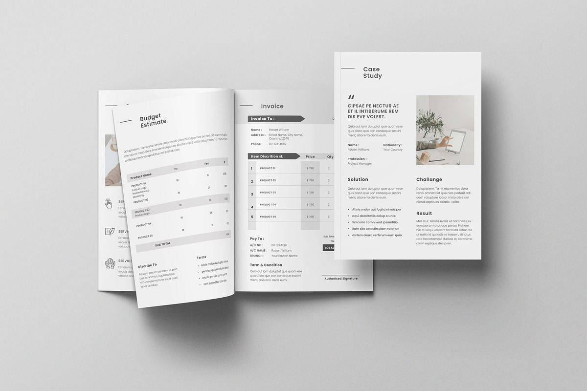Project Proposal Template, a Templates & Theme by evgenystudio