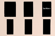 Woodblock Masks, a Texture Graphic by Patterns & Textures (Thumbnail 5 of 5)