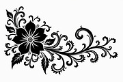 Vintage Flower Silhouette Pack, an Illustration by musafir_fashion (Thumbnail 12 of 21)