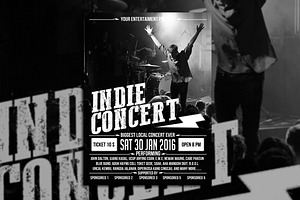 Indie Concert Poster Flyer