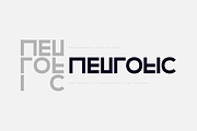MBF Neurotic - Experimental square, a Sans Serif Font by MoonBandit (Thumbnail 1 of 5)