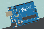Arduino vector, an Illustration by PixelGlobe (Thumbnail 1 of 3)