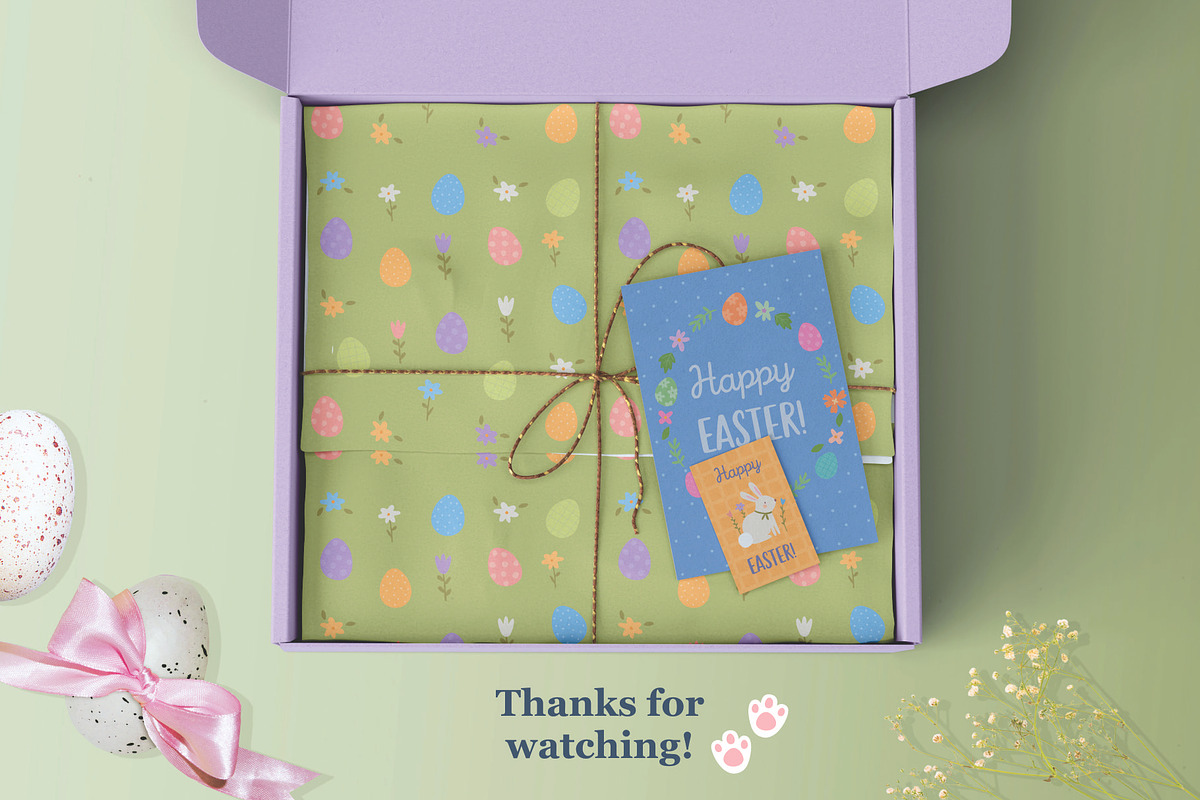 Easter Kit - Patterns & Cards set, a Graphic by Nina Bered Illustration (Photo 8 of 8)