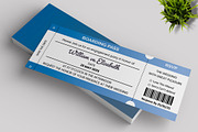 Wedding Invitation Ticket 2023, a Stationery Template by MightyDesign (Thumbnail 2 of 5)