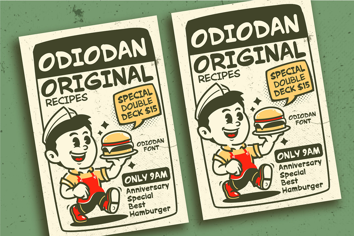 Odiodan a Comic Strip Font, a Handwritten Font by Rasiorise Studio (Photo 7 of 12)