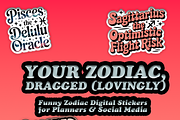 Funny Zodiac Digital Sticker Set, an Object Graphic by Jakayla Digital Co (Thumbnail 19 of 20)
