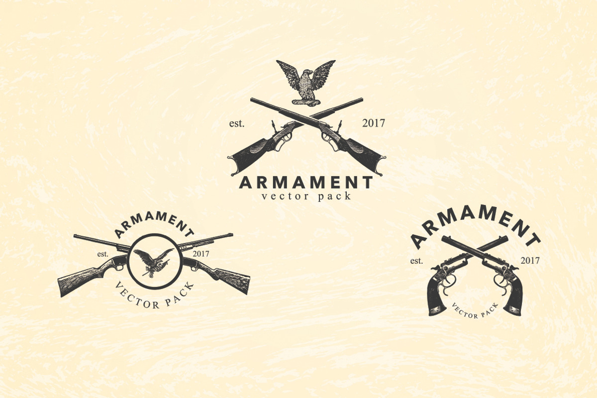 ARMAMENT - Vintage Illustration Pack, a Graphic by AndrewPixel (Photo 7 of 11)