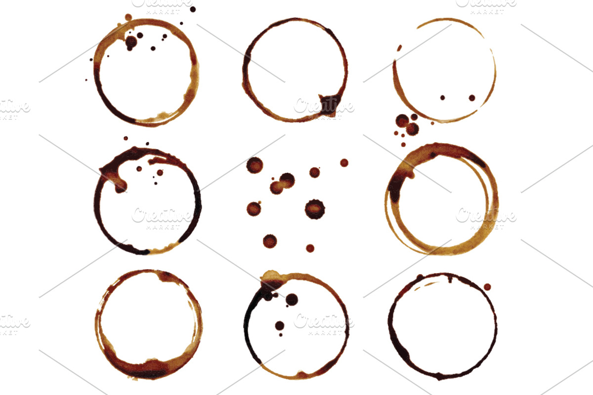 Coffee Stain Brushes preview 3